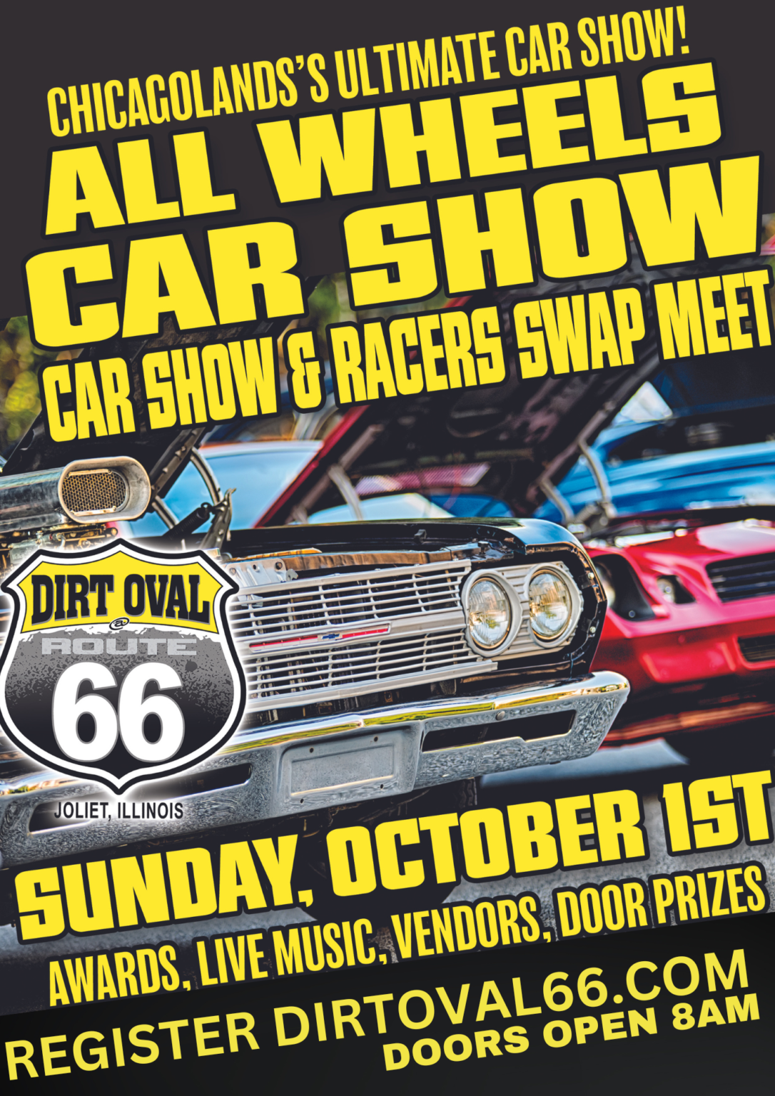 ALL WHEELS Chicagoland's Ultimate Car Show & Swap Meet Dirt Oval 66