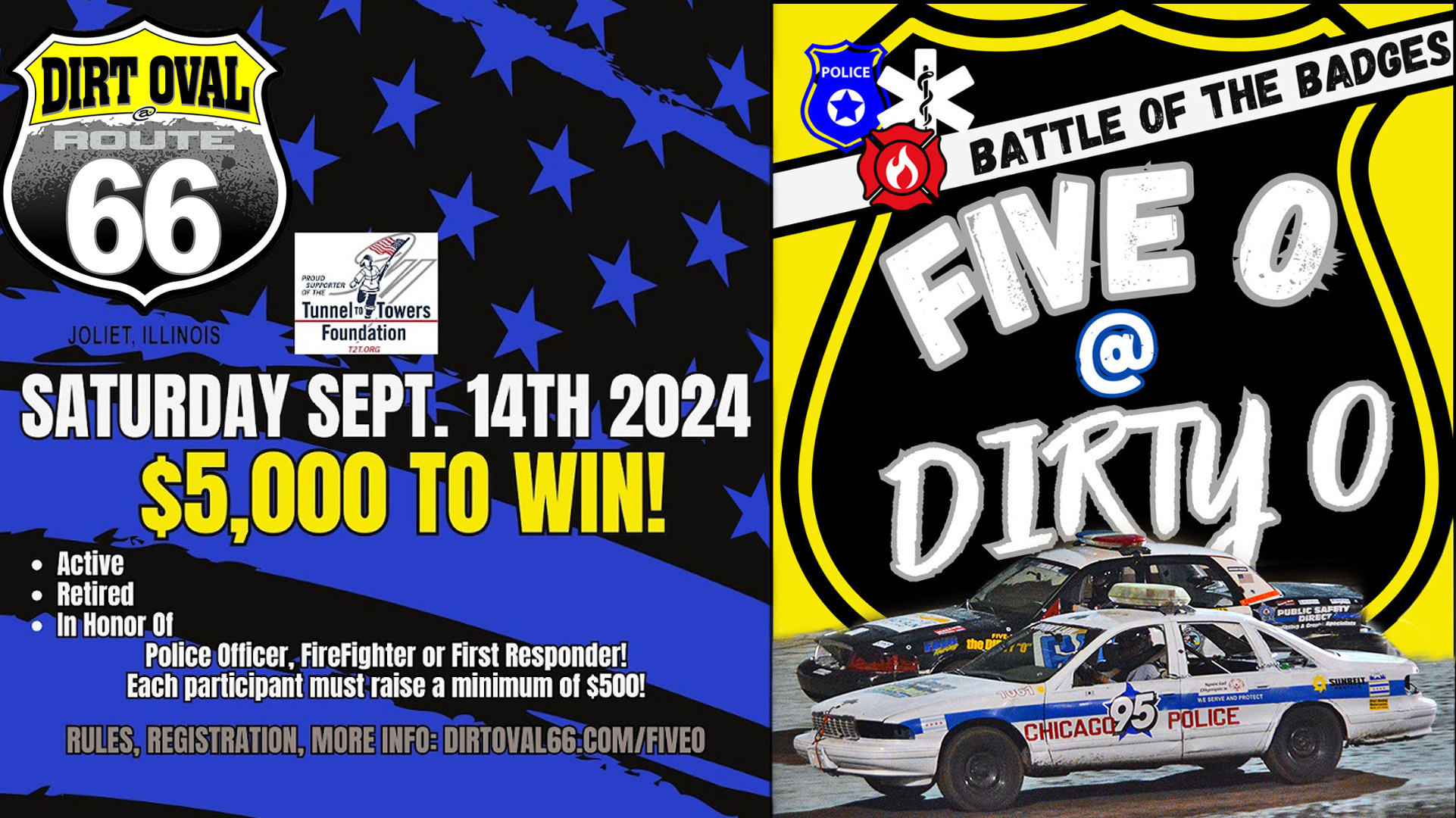 Five O @ Dirty O/ Battle of the Badges & Vintage Car Racing!