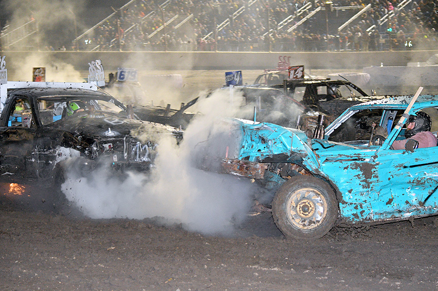 demo derby route 66 speedway