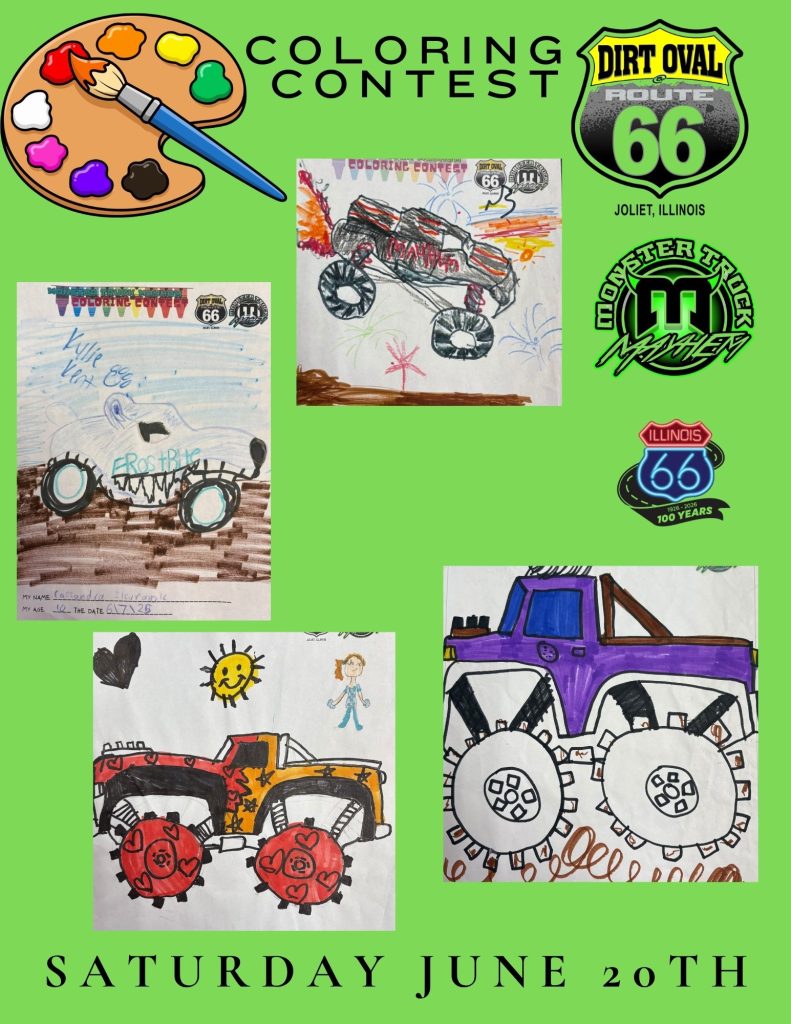 monster truck coloring sheet