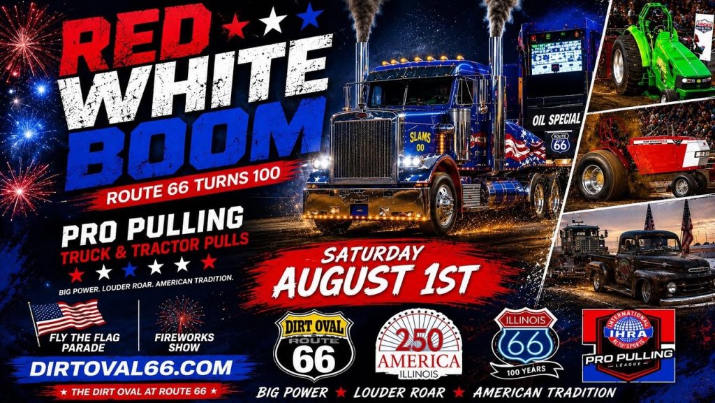 Truck and Tractor Pulls | August 1 | Dirt Oval 66 Raceway | Joliet, IL