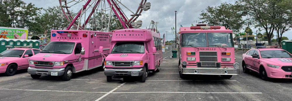pink heals vehicles