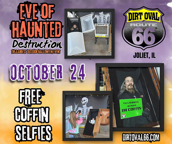 take a photo inside a coffin